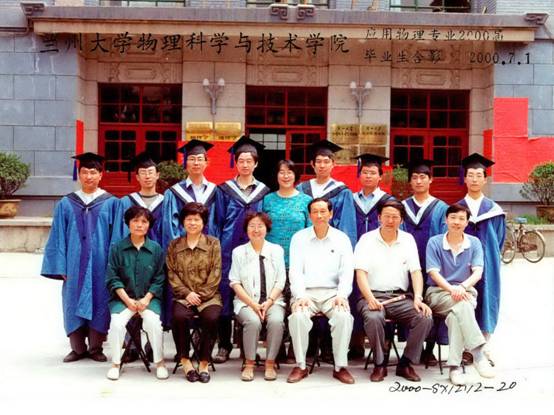 2000届开云(中国)应用物理专业毕业留影